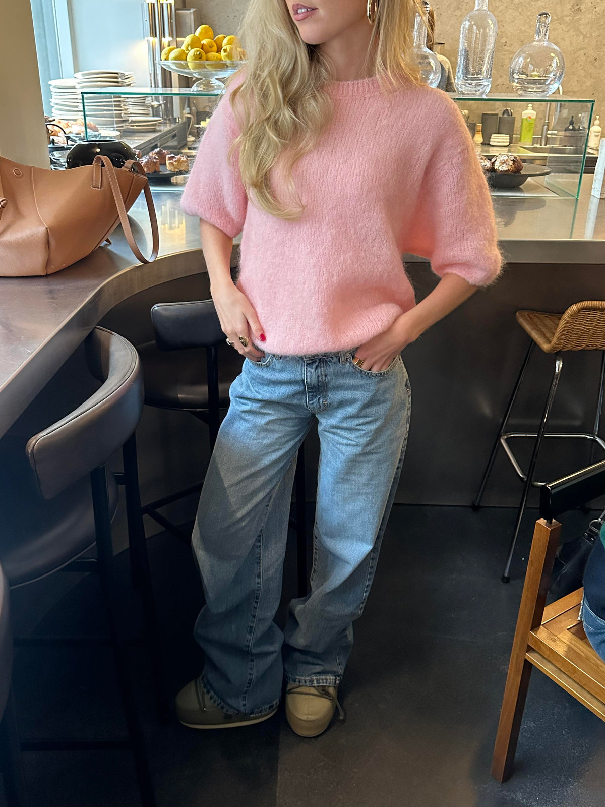 Elise t-shirt knit - Light pink