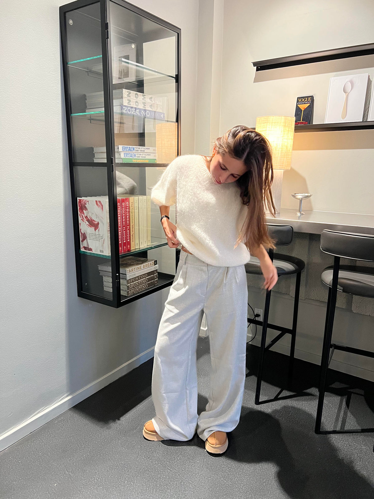 Elise t-shirt knit - Off-white