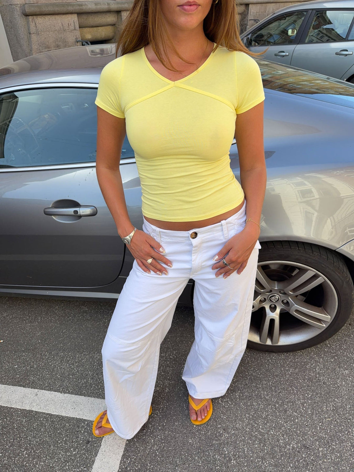 Solva t-shirt - Baby yellow