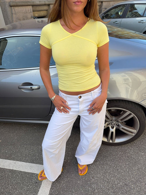 Solva t-shirt - Baby yellow