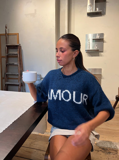 "Amour" knit - Navy