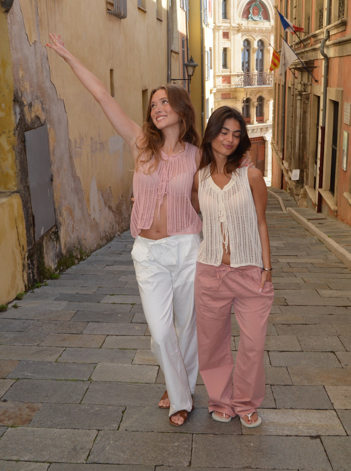 Hadil knitted top - Off white