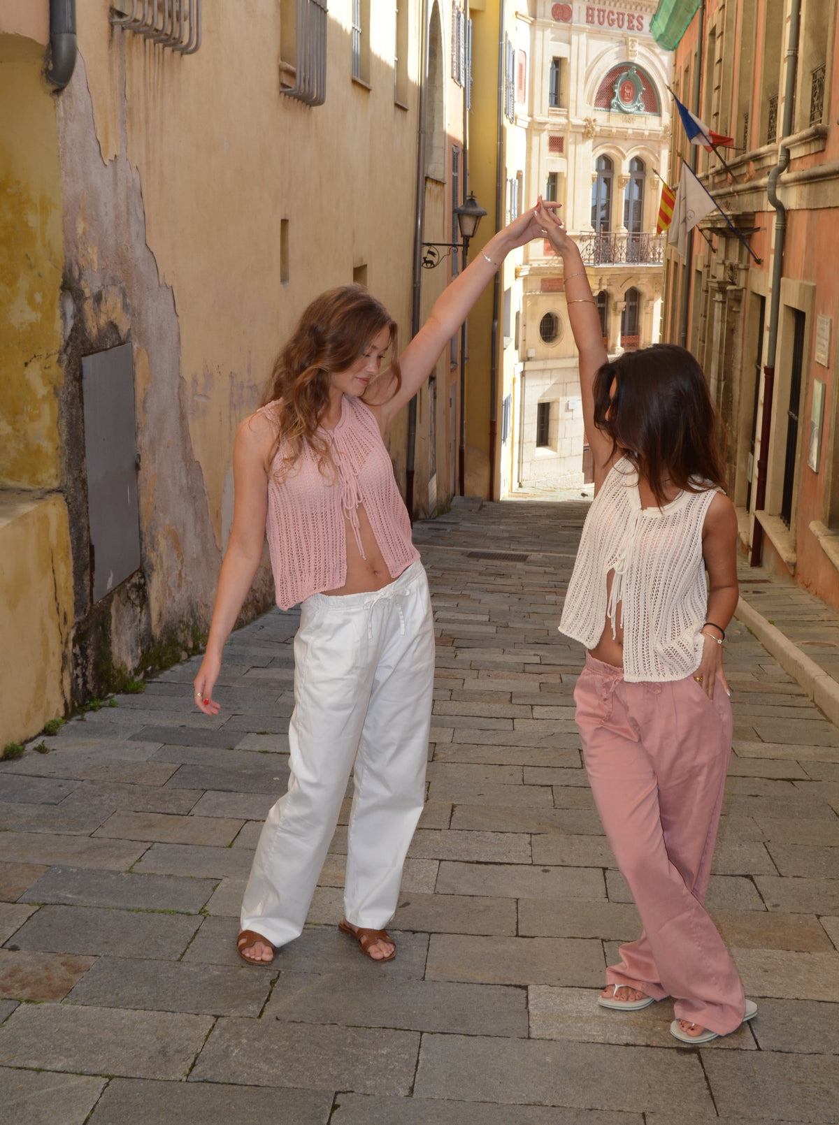 Hadil knitted top - Off white