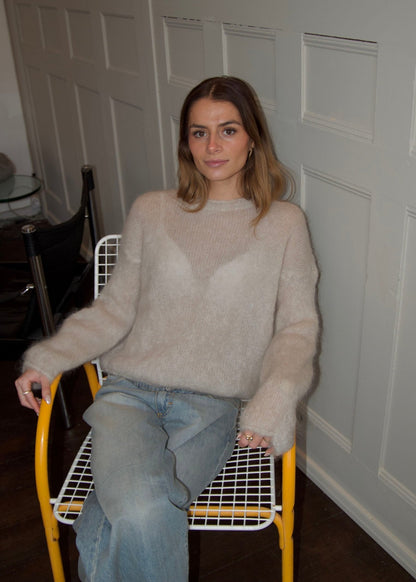 Elara mohair knit - Beige