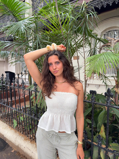 Tenula smock top - Off white