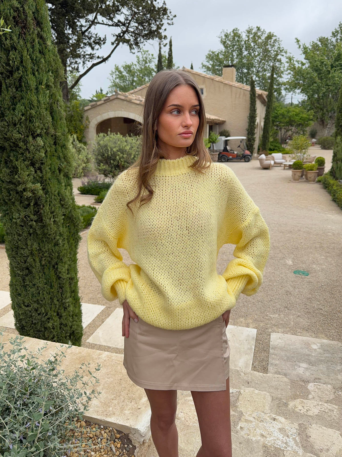 Safia knit - Yellow