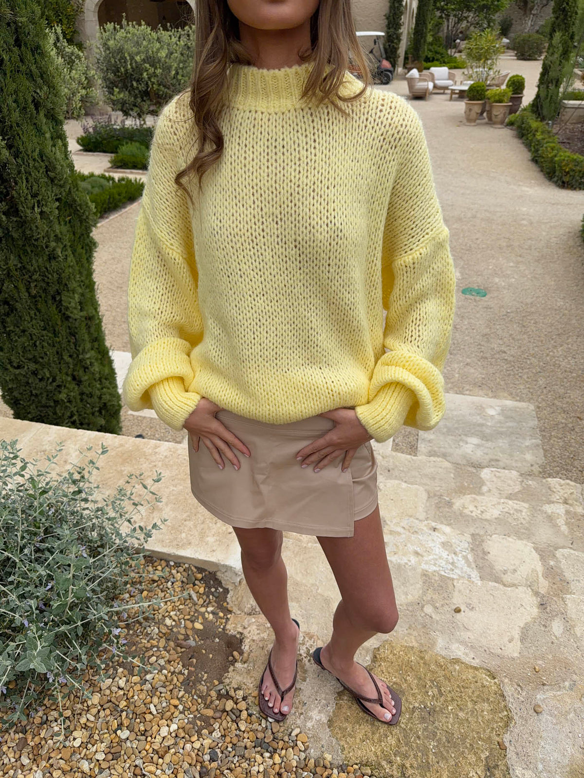 Safia knit - Yellow