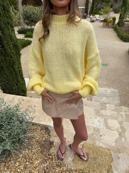 Safia knit - Yellow