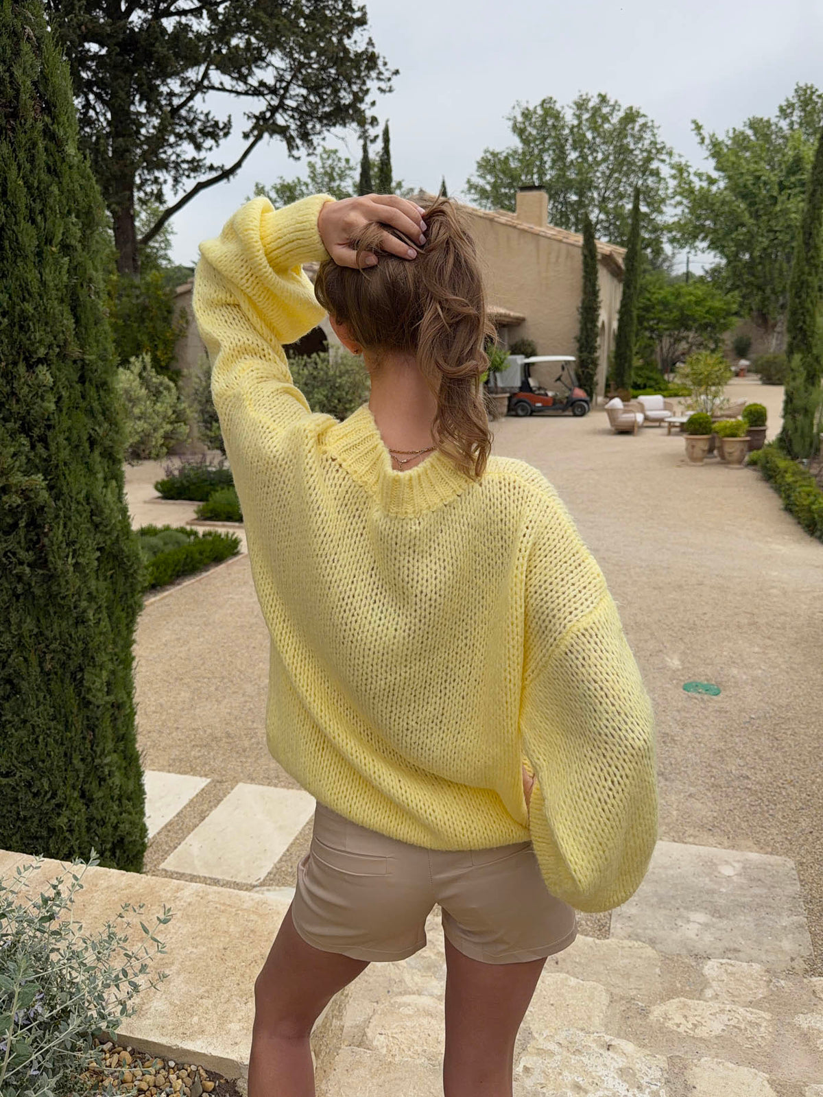 Safia knit - Yellow