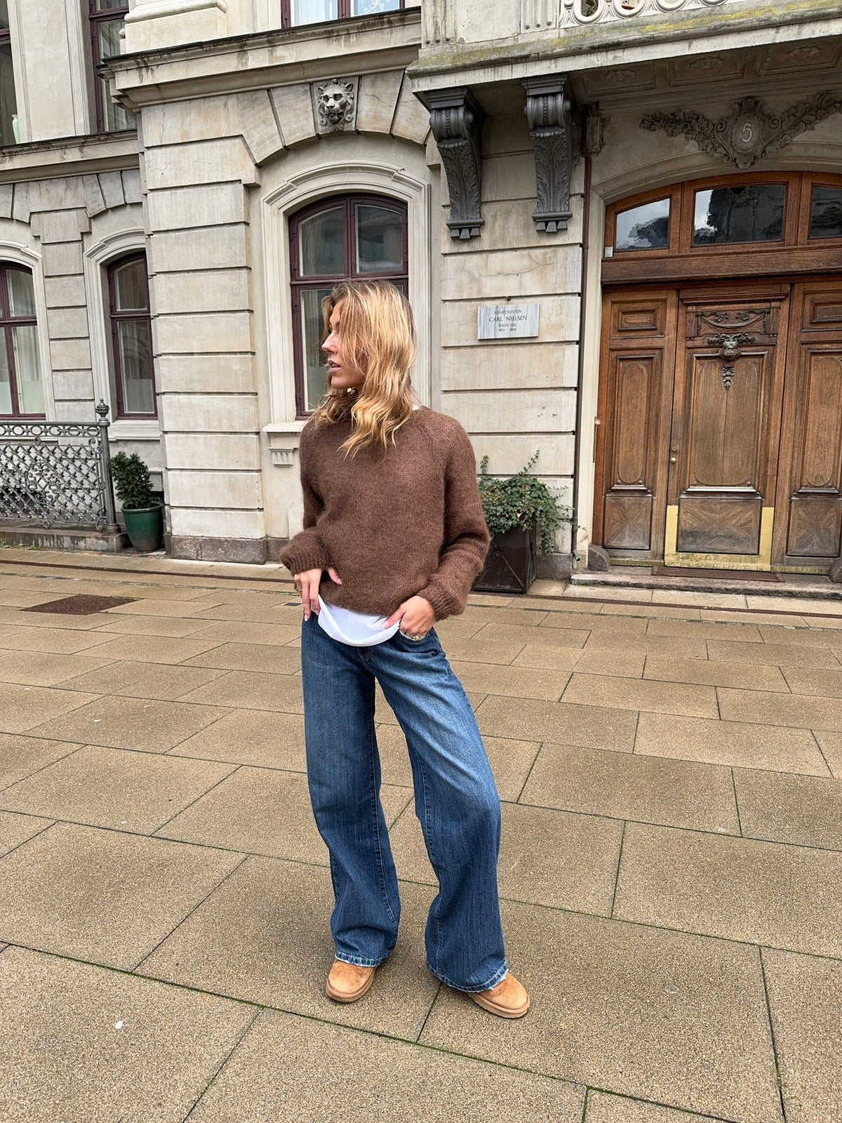 Zuzanna mohair knit - Brown