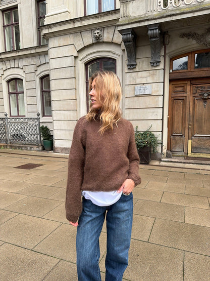 Zuzanna mohair knit - Brown