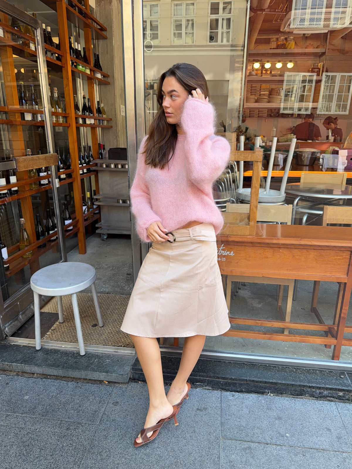 Elara mohair knit - Pink