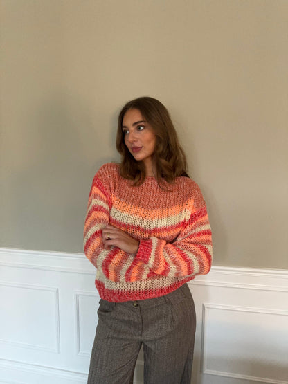 Helin knit - Red/orange