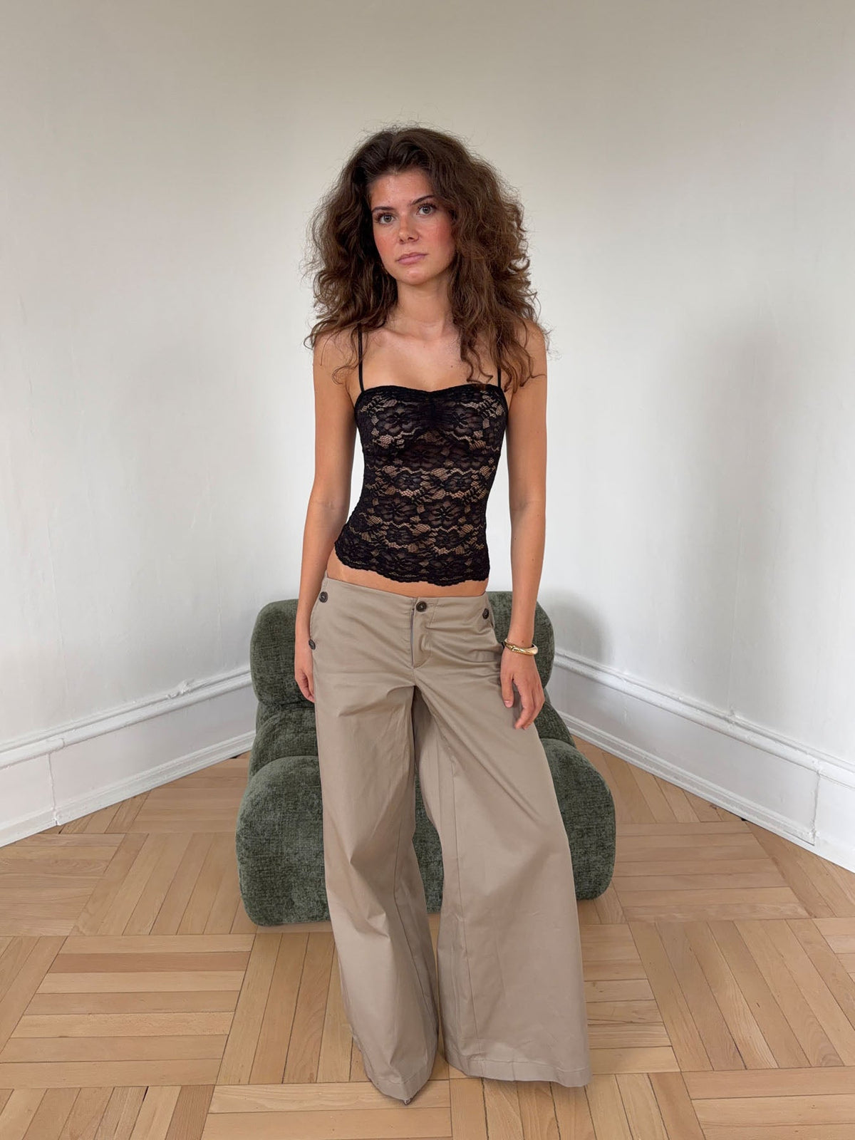 Solveig lace top - Black